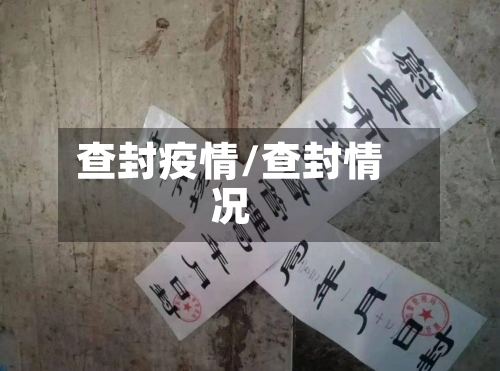 查封疫情/查封情况