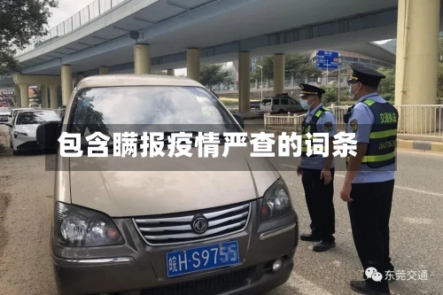 包含瞒报疫情严查的词条