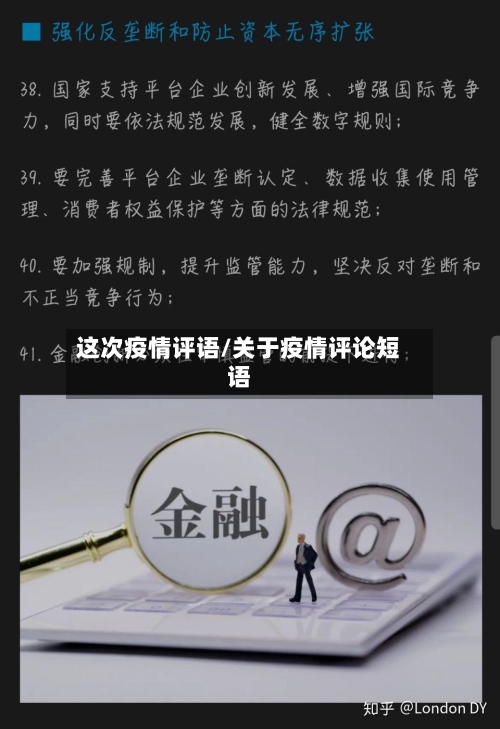 这次疫情评语/关于疫情评论短语